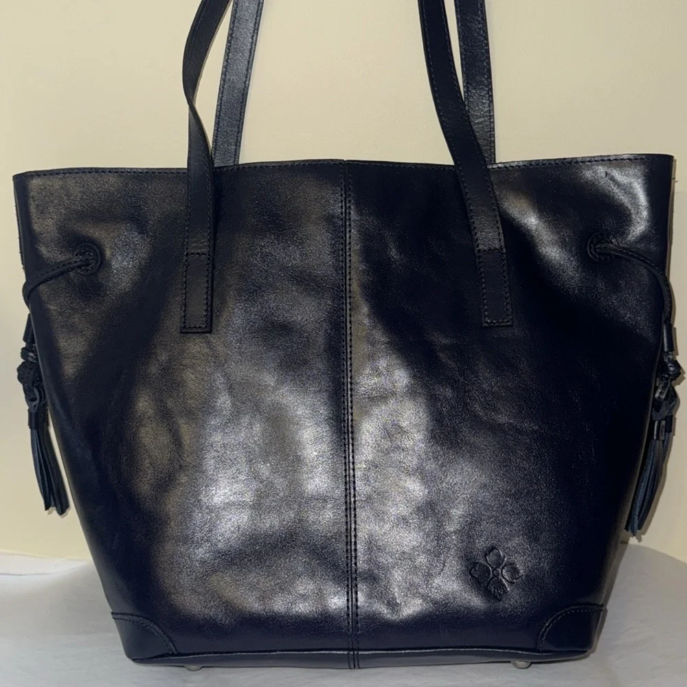Patricia Nash Ocean Blue Leather Tote Bag, new - Picture 4 of 13